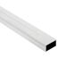 Aluminium Rechteckrohr 23,5 x 43,5 mm
