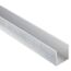 Aluminium U-Profil QUADRAT-U 1M