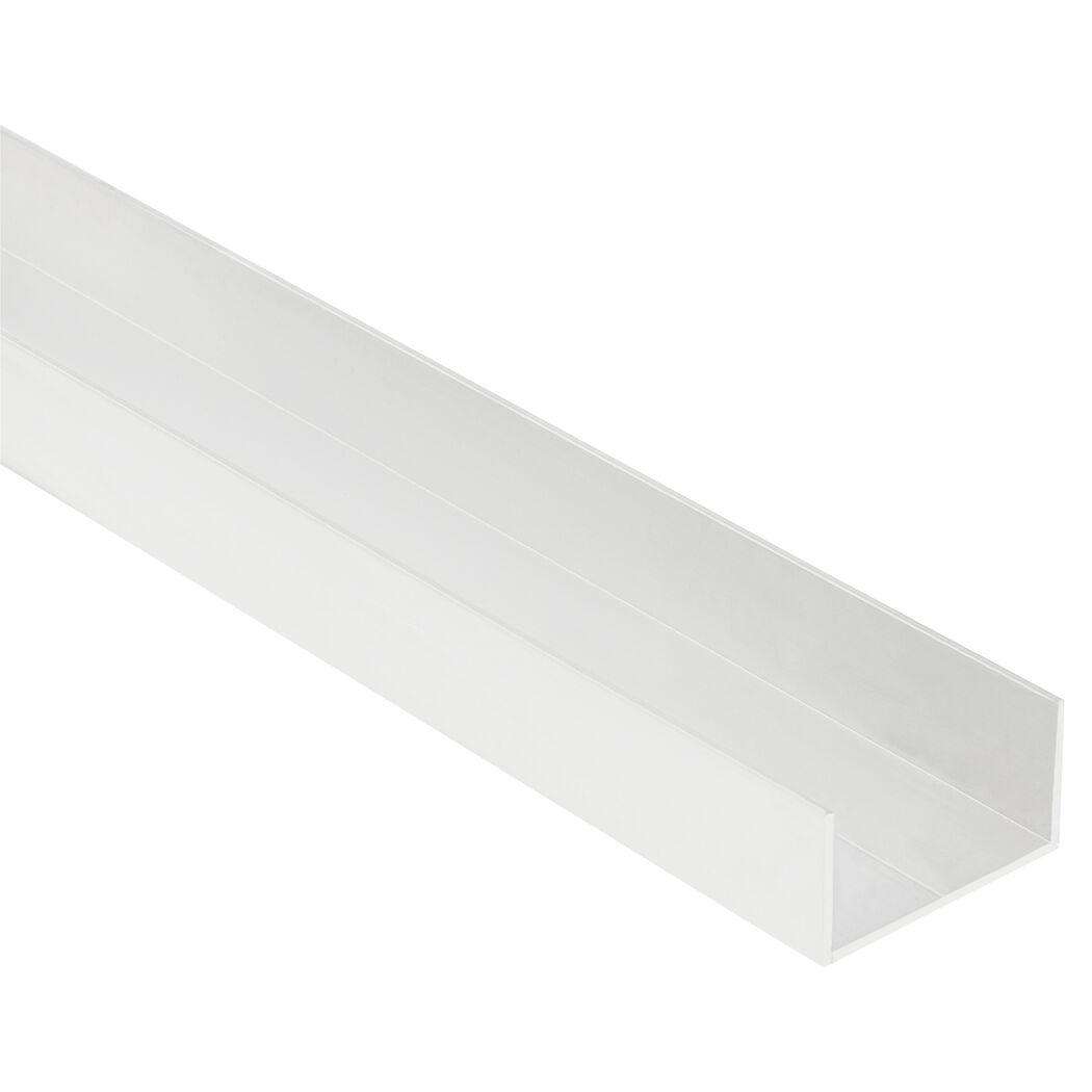 U-Profil aus Aluminium, 1000 mm lang
