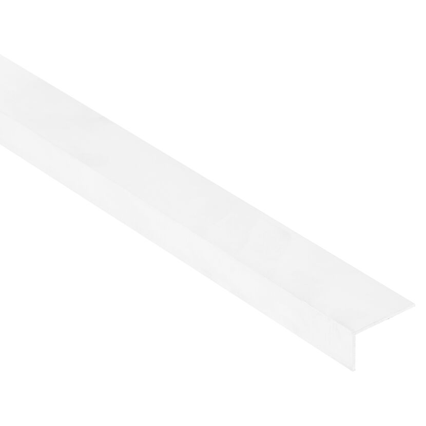 Weißes Winkelprofil aus Aluminium