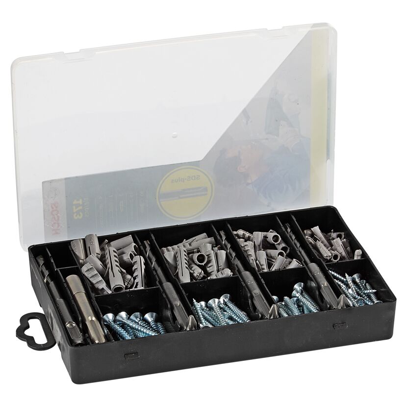 Befestigungsset SDS-Plus 173-teilig