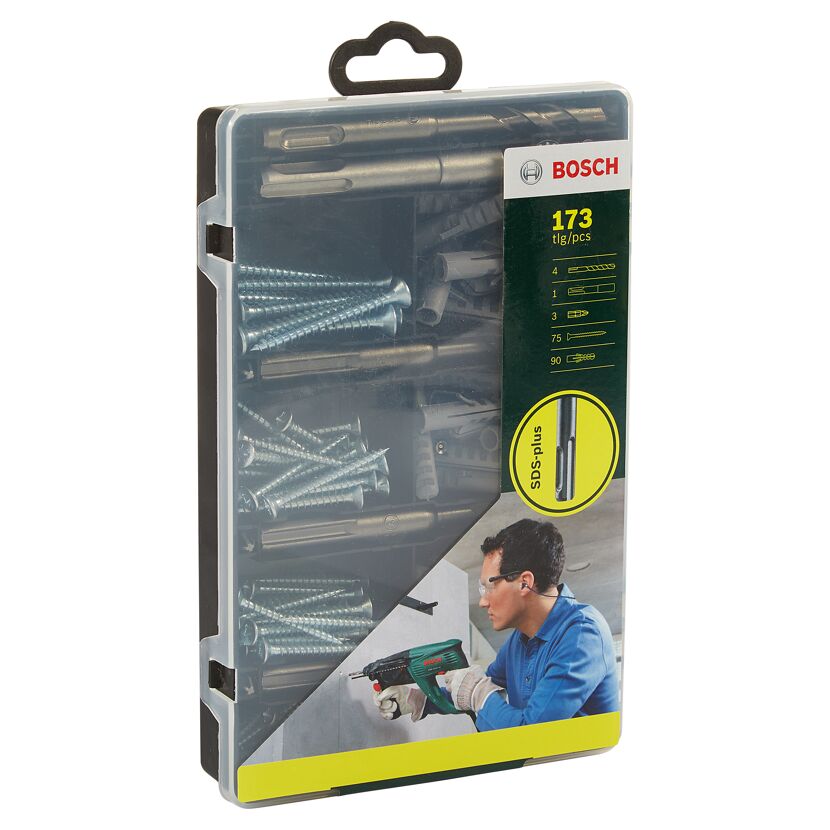 Befestigungsset SDS-Plus 173-teilig