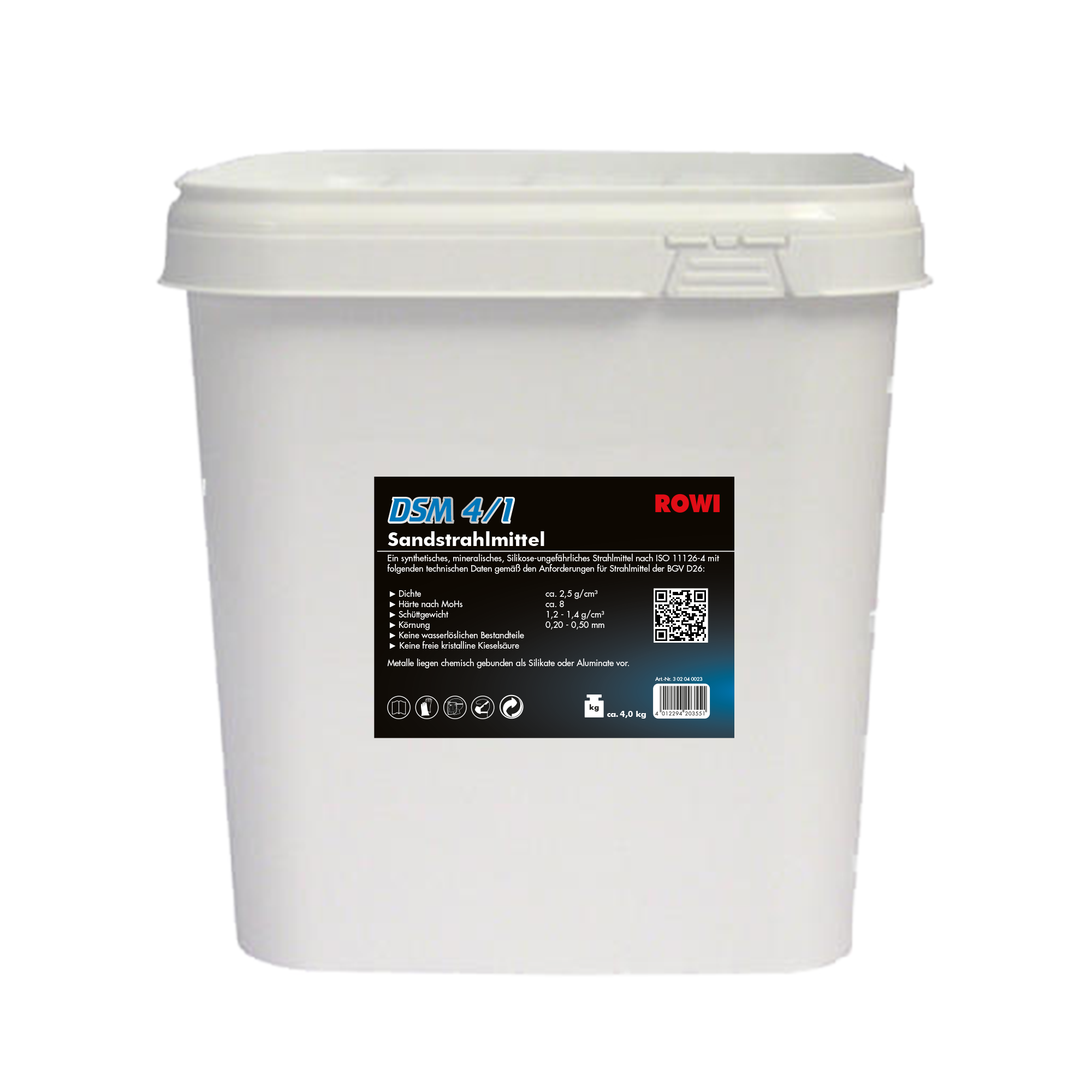 Sandstrahlmittel 'DSM 4/1' 4 kg, 0,2-0,5 mm + product picture