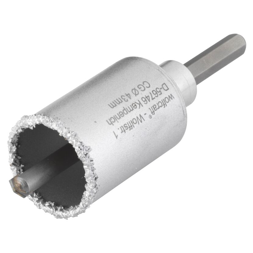 Woltcraft Diamant-Bohrkranz mit Sechskantschaft