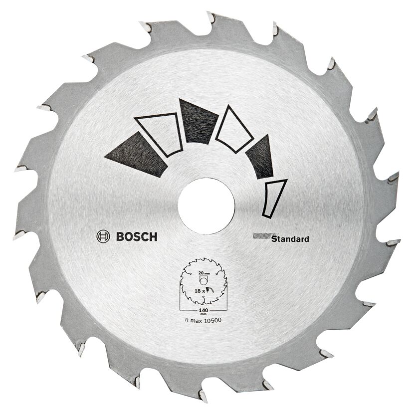 Bosch Kreissägeblatt Standard 140 x 20 mm