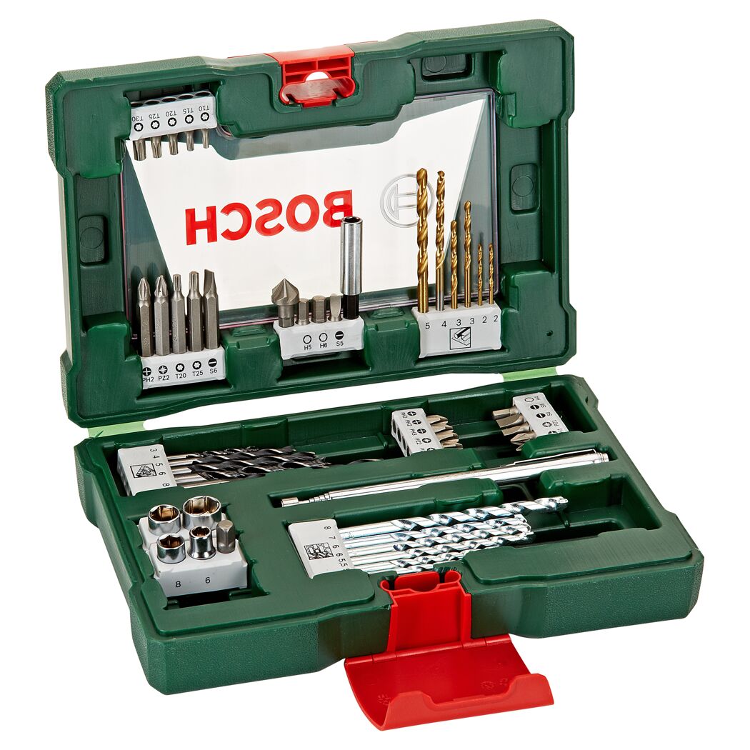 Bosch 48-tlg. Zubehörset mit Bohrern und Bits