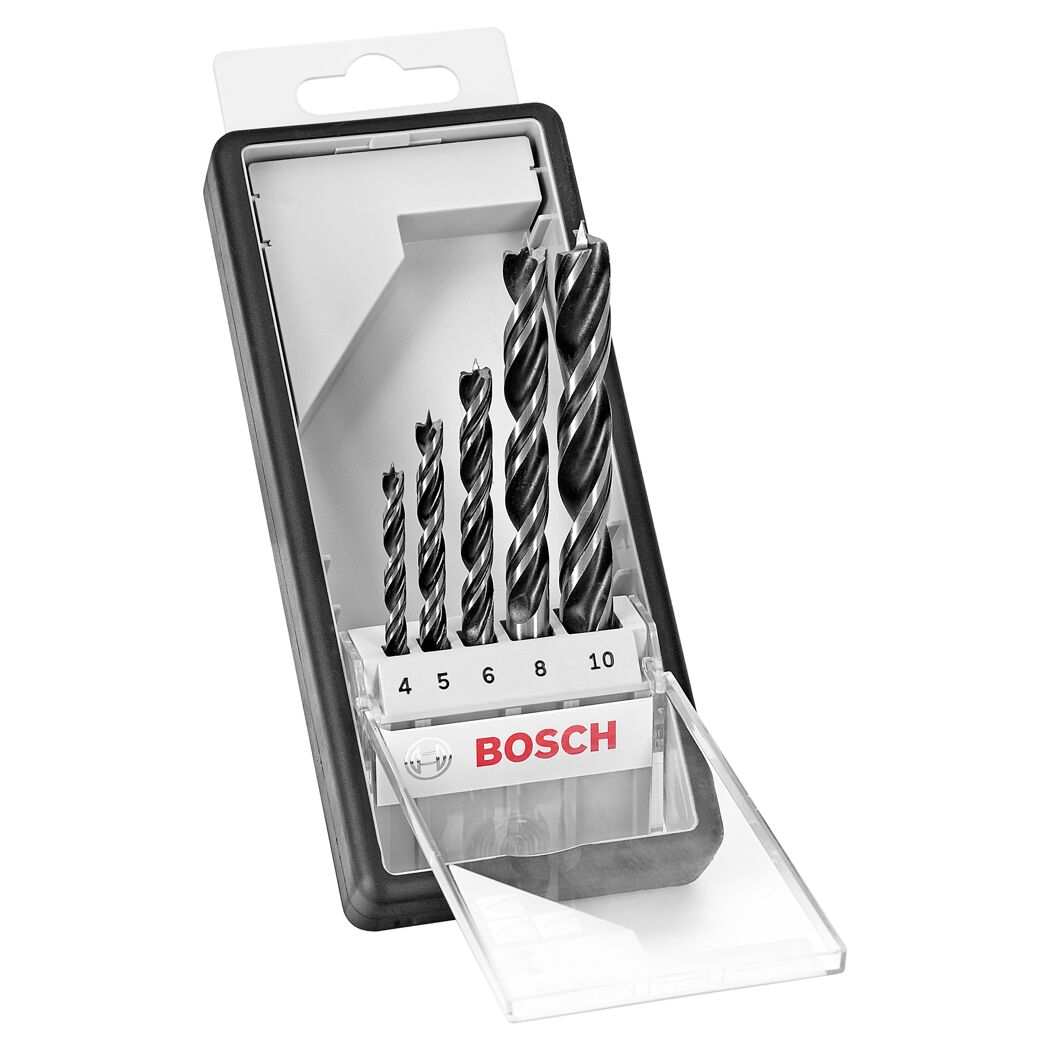 Bosch Profi-Holzbohrerset 5-teilig Ø 4-10 mm
