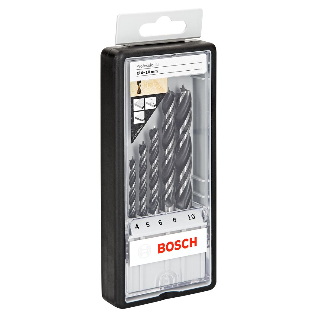 Bosch Profi-Holzbohrerset 5-teilig Ø 4-10 mm