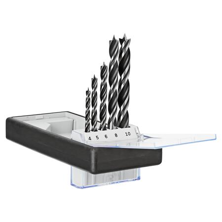 2. Bild von Holzbohrerset 'RobustLine' 5-teilig Ø 4-10 mm