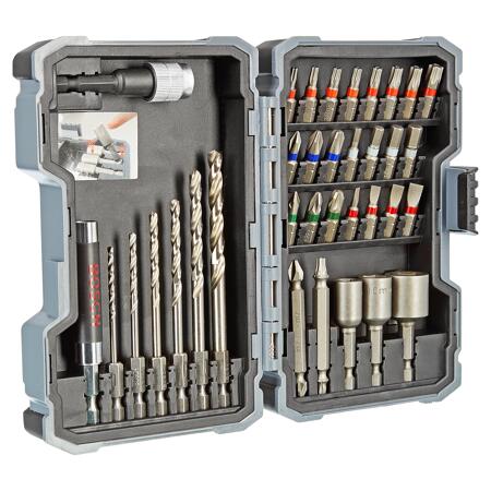 2. Bild von Metallbohrer- und Bitset 35-teilig in Box