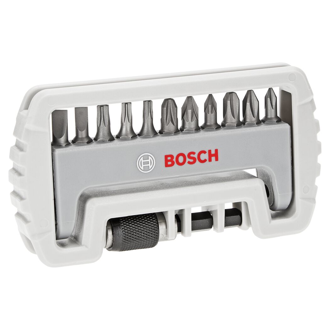 Bit-Set 'Professional' 6,3 mm (1/4") 12-teilig SL/TX/PZ/PH