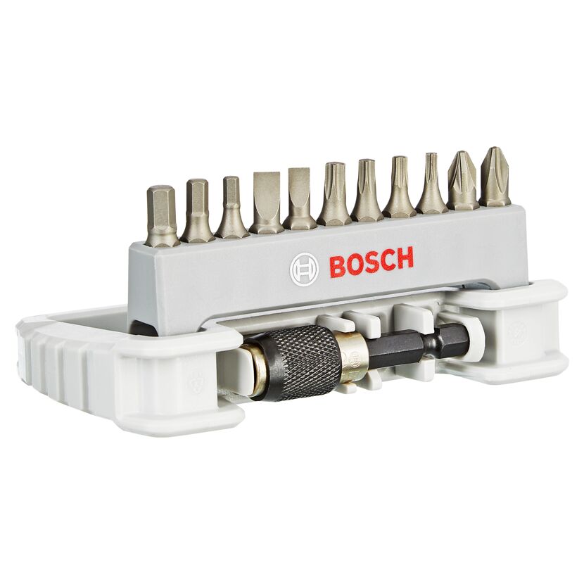 Bit-Set 'Professional' 6,3 mm (1/4") 12-teilig PH/PZ/T/SL/Hex