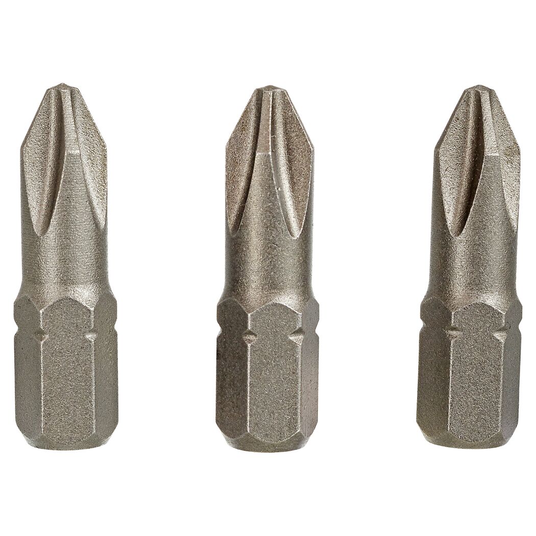 Schrauberbits 'Extra Hard' PH2 25 mm 3-teilig