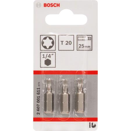 3. Bild von Schrauberbit Torx T20, 25 mm, 3 Stück