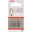 Drei Torxschrauber Bits T25 von Bosch
