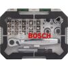 Bosch Schrauberbit-Set 26-teilig mit Ratsche