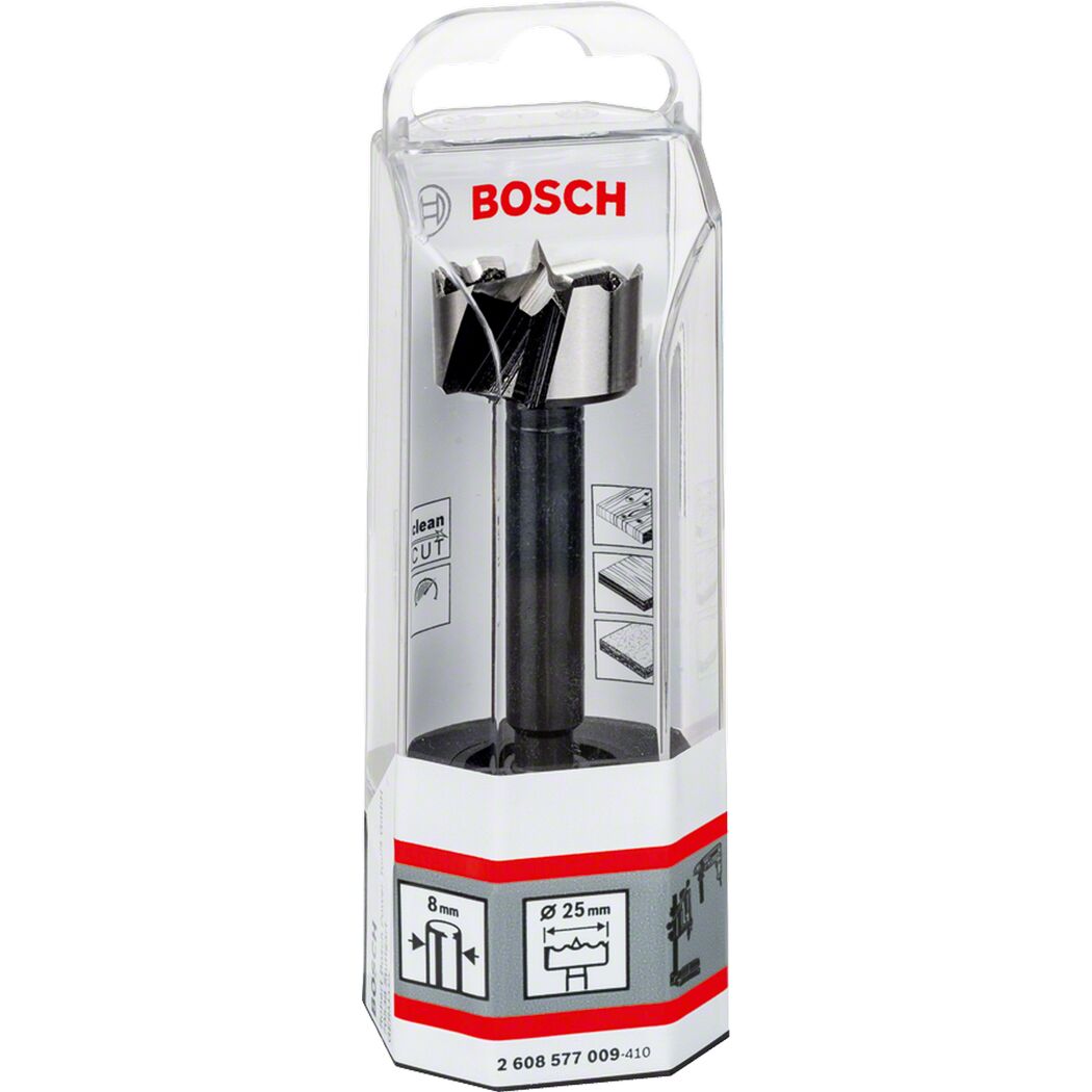 Bosch Forstnerbohrer gewellt 25 mm in Verpackung