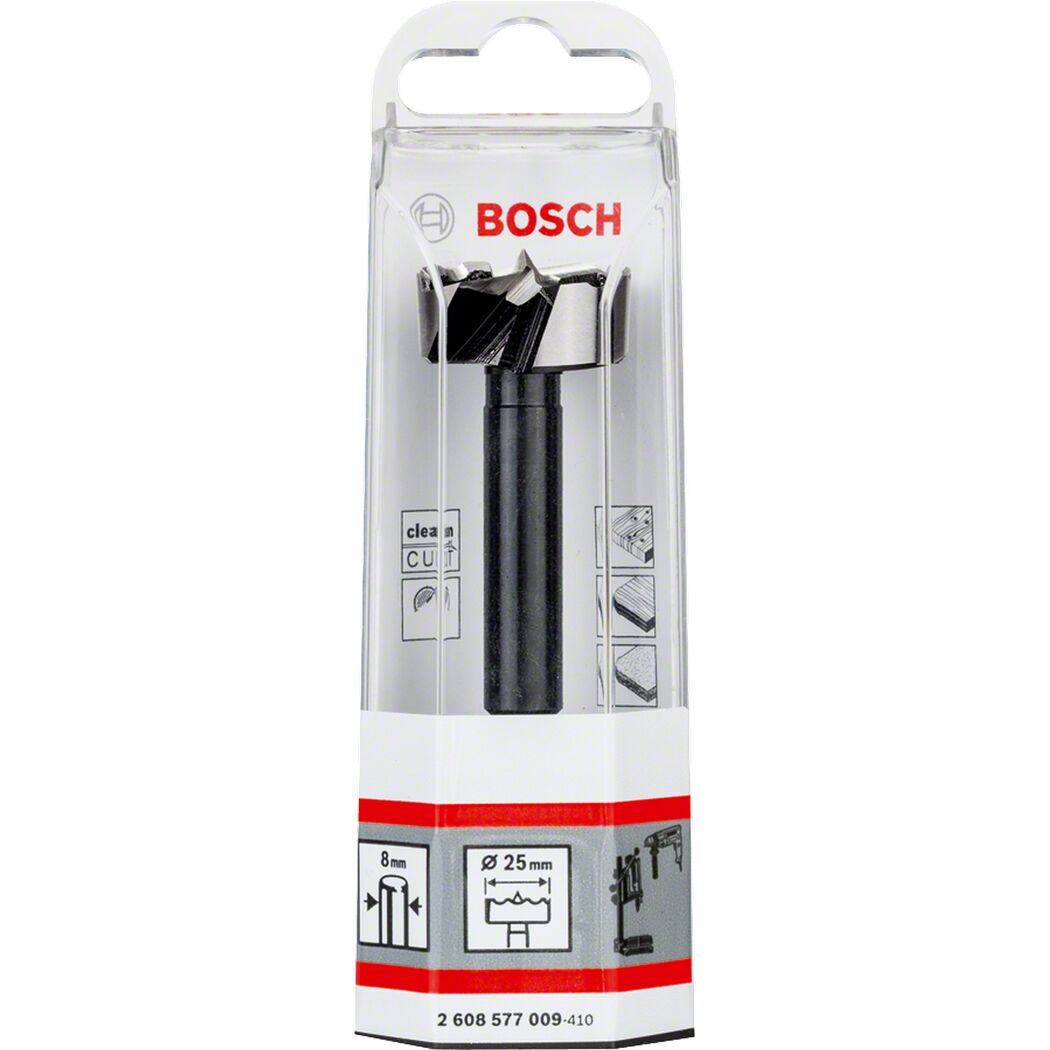 Bosch Forstnerbohrer gewellt 25 mm in Verpackung