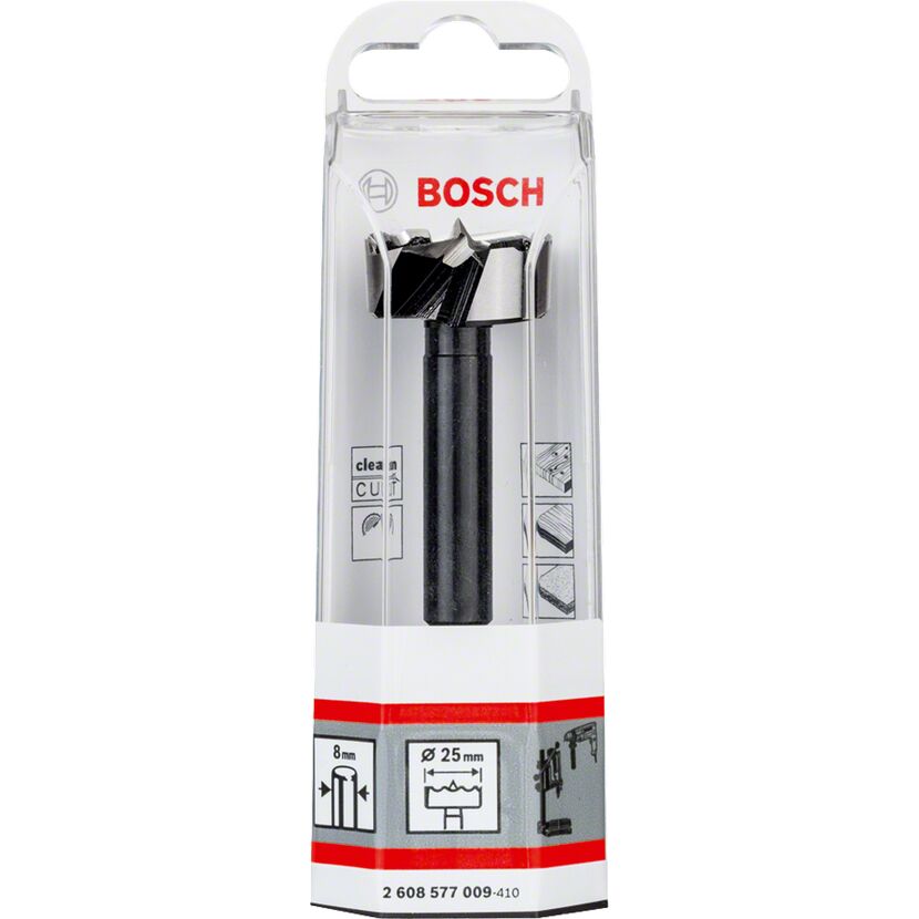 Bosch Forstnerbohrer gewellt 25 mm in Verpackung