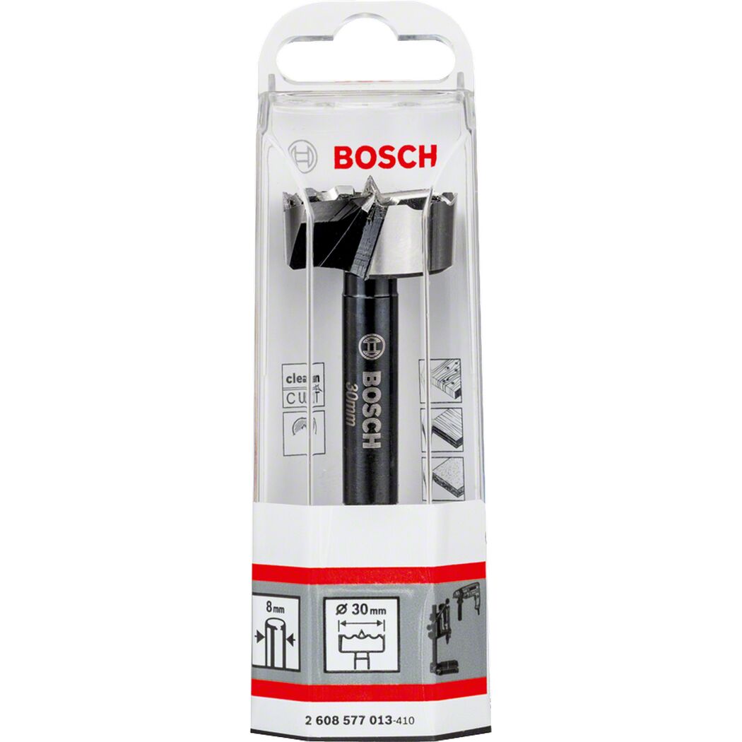 Bosch Forstnerbohrer gewellt 30 mm in Verpackung