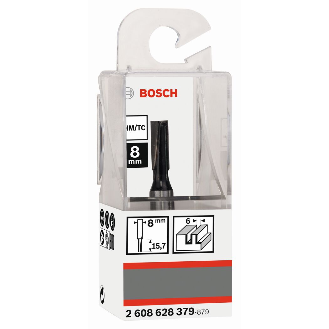 Bosch Nutenfräser, 8 mm Durchmesser