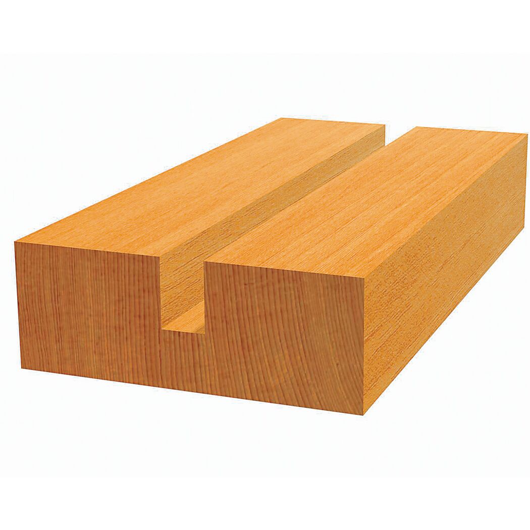 Holz mit U-förmiger Nut