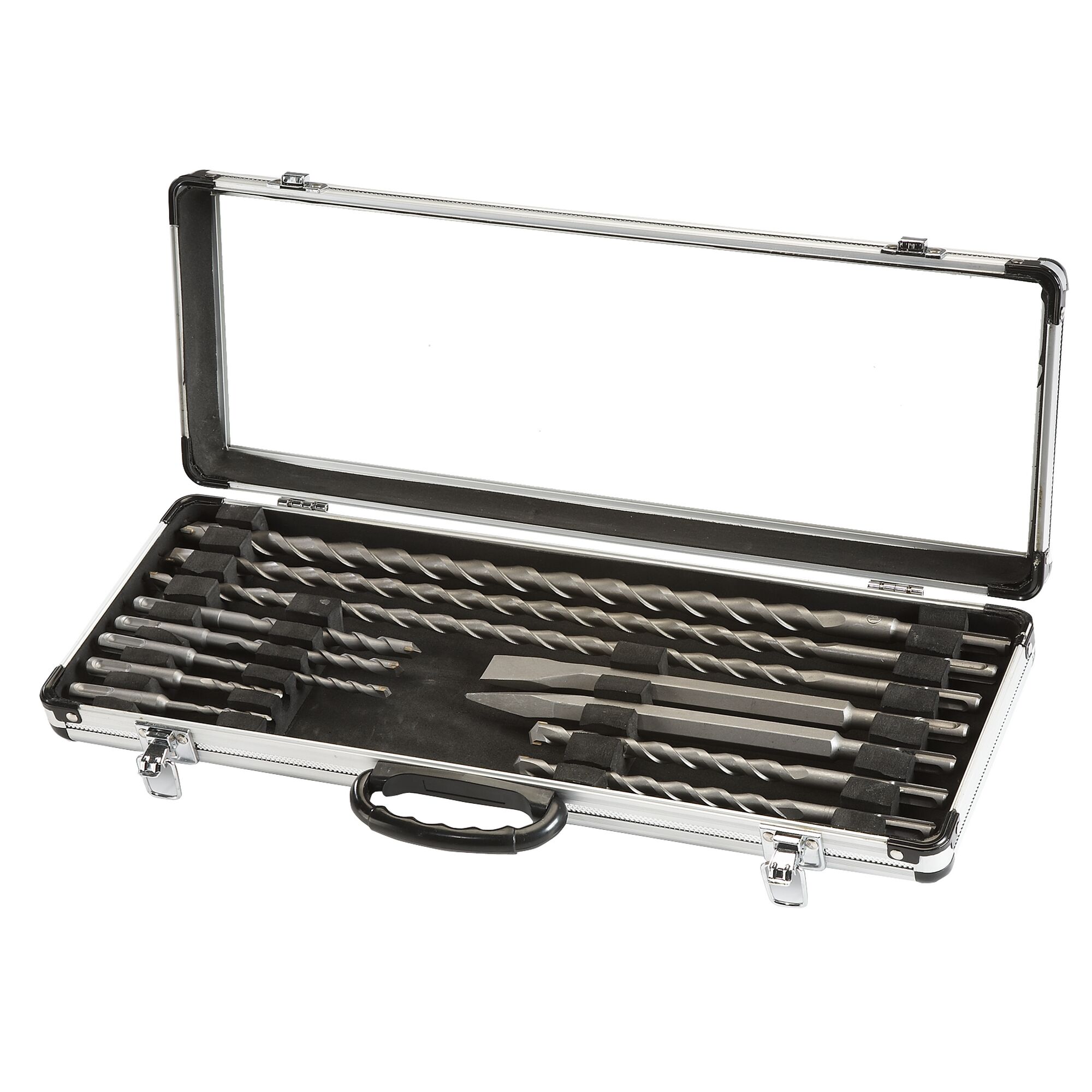 Bohr- und Meißelset SDS-plus im Transportkoffer