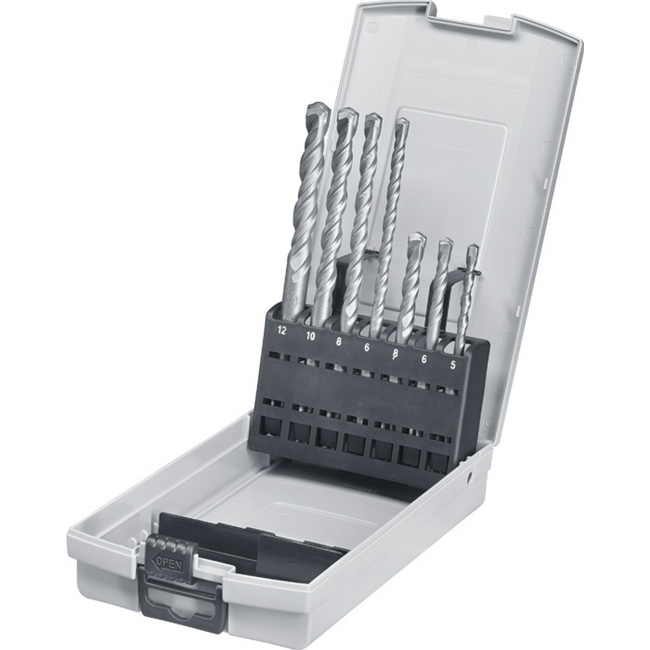 Bild von Hammerbohrersatz 'HB 44' SDS-Plus 7-teilig