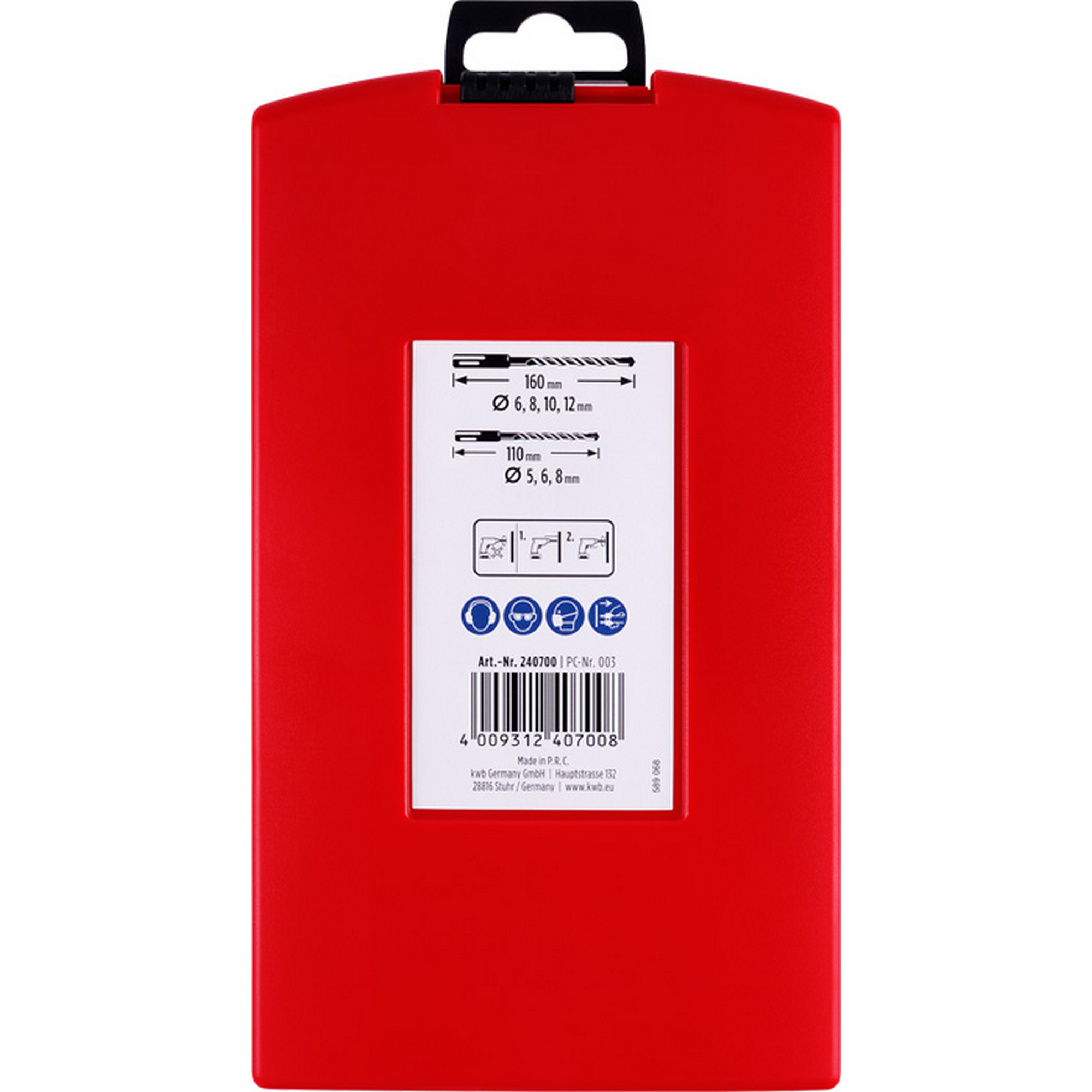 Hammerbohrersatz 'HB 44' SDS-Plus 7-teilig