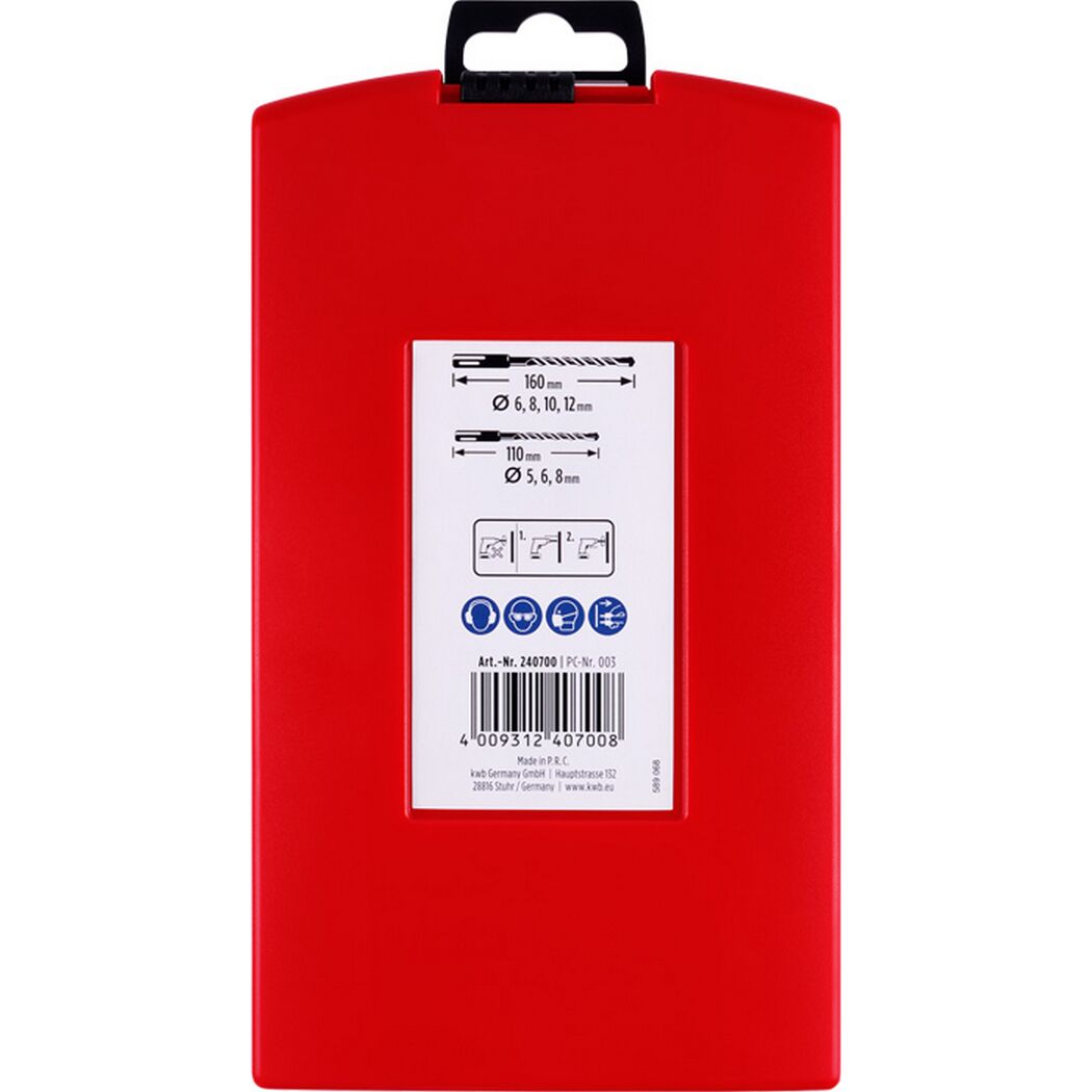 Hammerbohrersatz 'HB 44' SDS-Plus 7-teilig