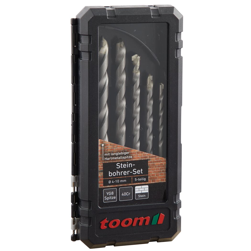 Toom Steinbohrer-Set, 5-teilig, 4-10mm