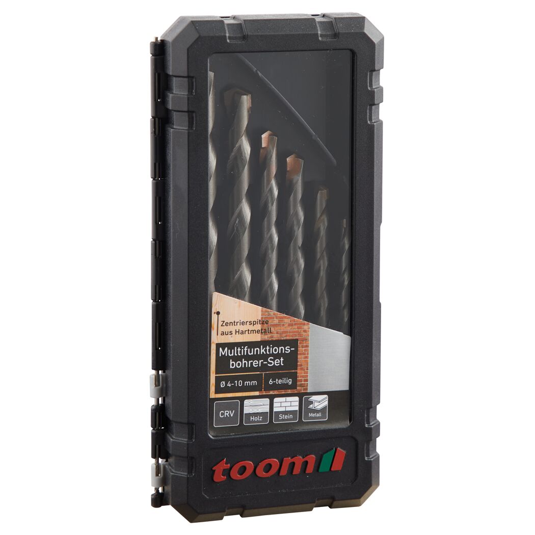 Sechsteiliges Multifunktions-Bohrer-Set von toom