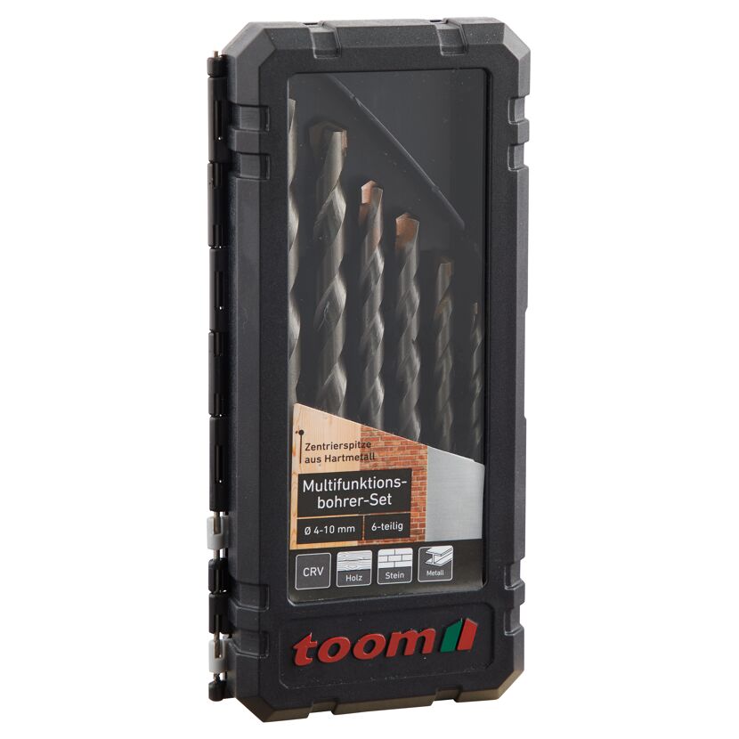Sechsteiliges Multifunktions-Bohrer-Set von toom
