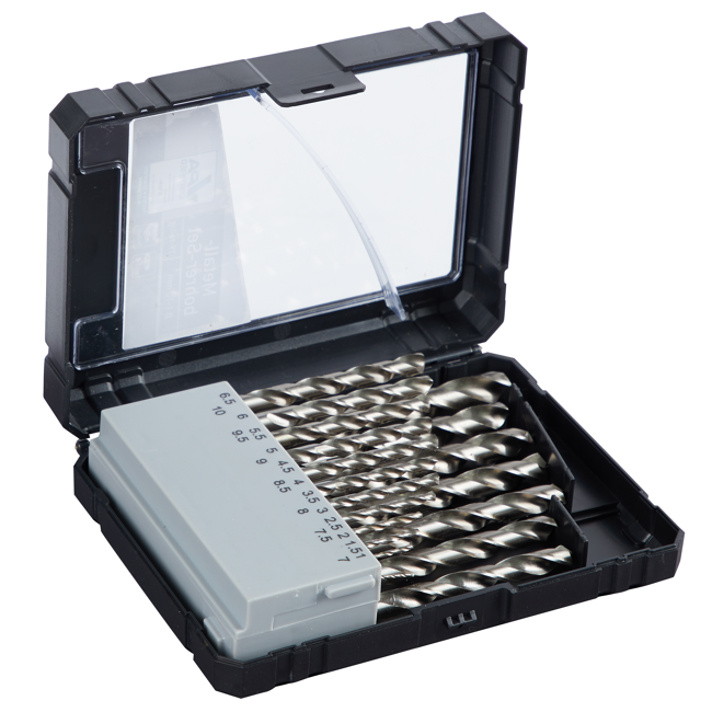 Bild von Metallbohrer-Set 19-teilig