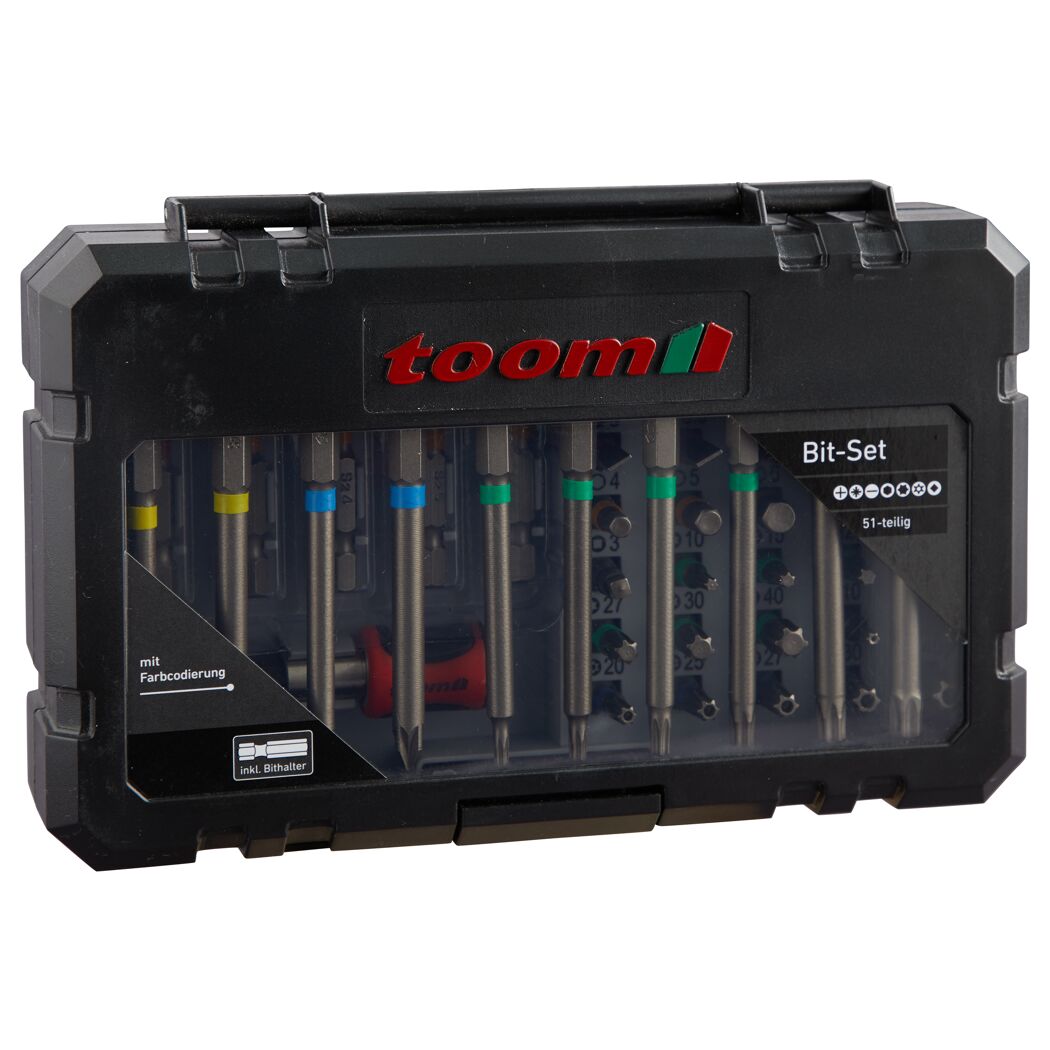 51-teiliges Bit-Set von toom in Box