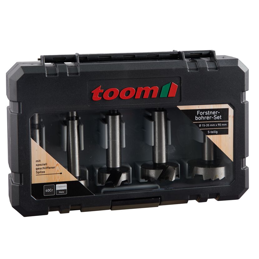 5-teiliges Forstnerbohrer-Set von toom