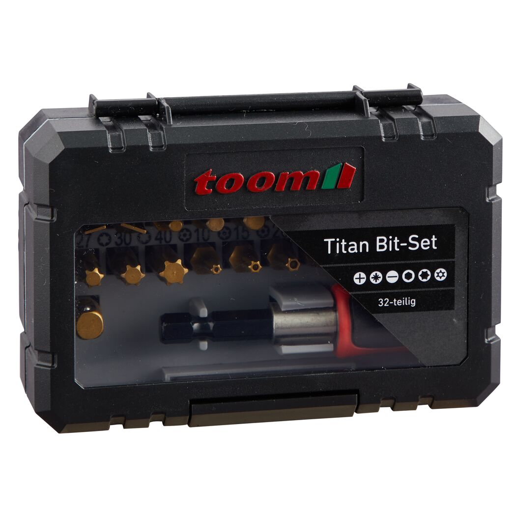 32-teiliges Titan-Bit-Set von toom in Box