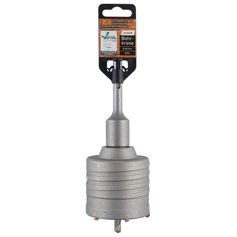 Toom Beton-Bohrkrone 68 mm mit SDS+ Adapter