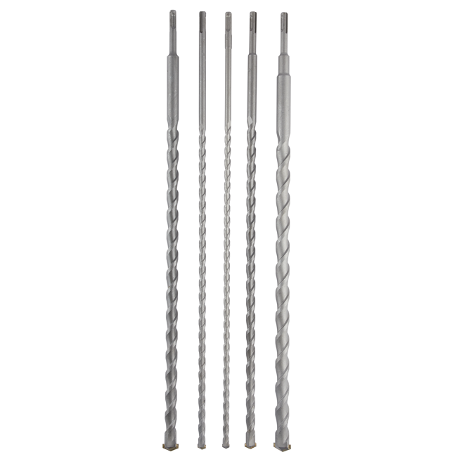 Bild von Mauerdurchbruch-Bohrer-Set Ø 10-25 x 600 mm 5-teilig