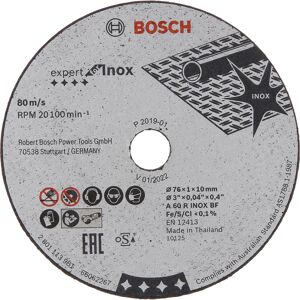 Trennscheibe 'PRO Expert for Inox A 60 R INOX BF' Ø 76 x 10 mm, 5 Stück