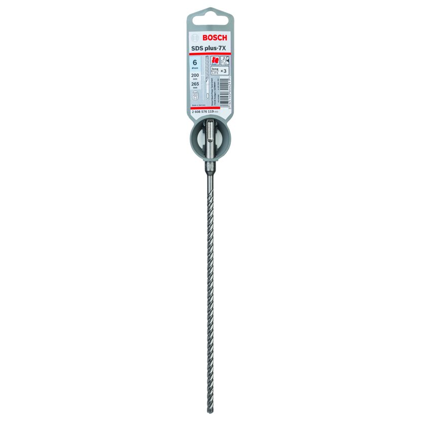 Hammerbohrer 'SDS plus-7X' 6 x 200 x 265 mm