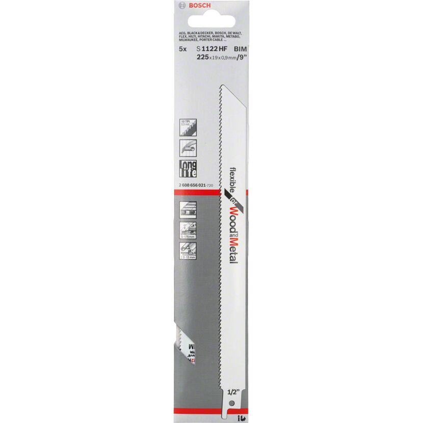 Säbelsägeblatt 'Wood and Metal' S 1122 HF 5er-Pack