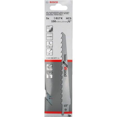 3. Bild von Säbelsägeblatt 'Basic for Wood' S 617 K 5er-Pack
