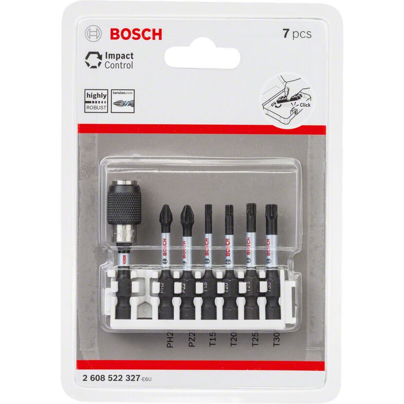 Bosch Impact Control Schrauber-Bits mit Bithalter