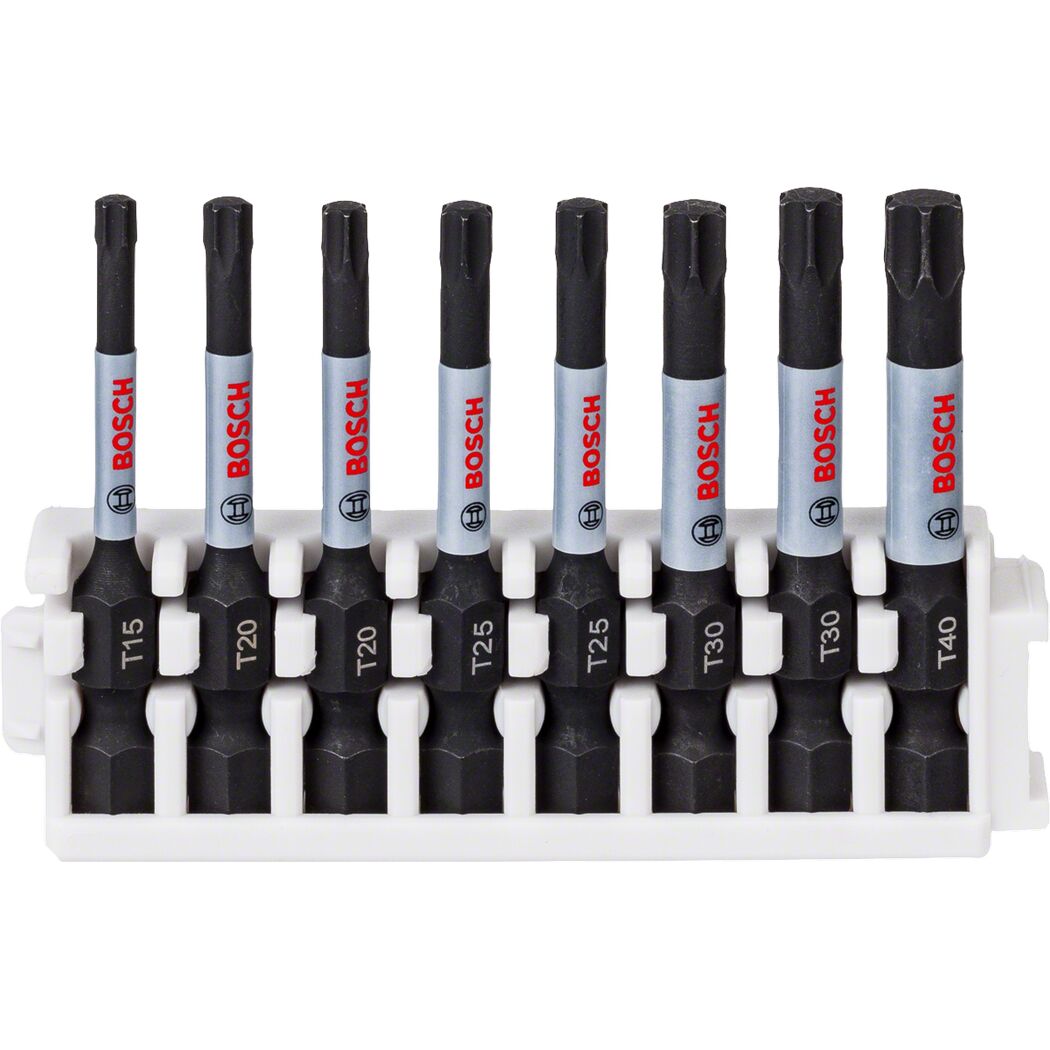 Acht Torx Schrauberbits von Bosch