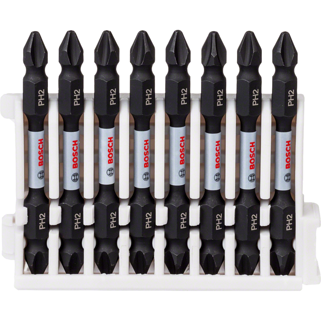 Bild von Doppelklingen-Bit-Set 'Impact Control' Kreuzschlitz PH2-PZ2 65 mm 8-teilig