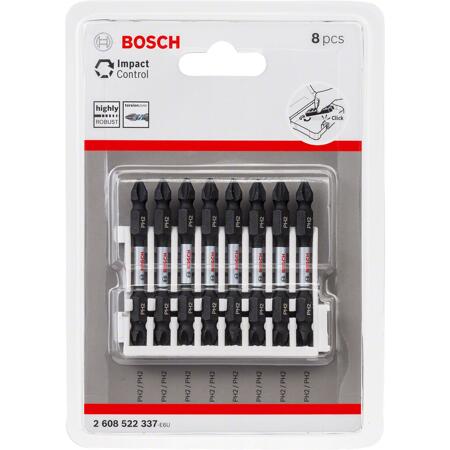 4. Bild von Doppelklingen-Bit-Set 'Impact Control' Kreuzschlitz PH2-PZ2 65 mm 8-teilig