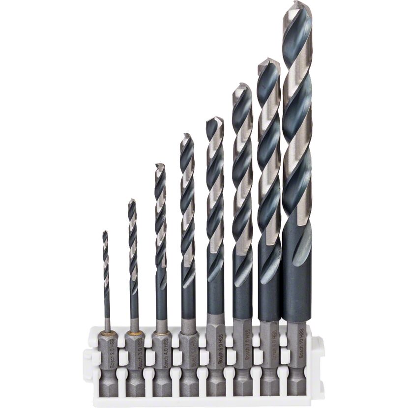 HSS Spiralbohrer-Set, 8-teilig