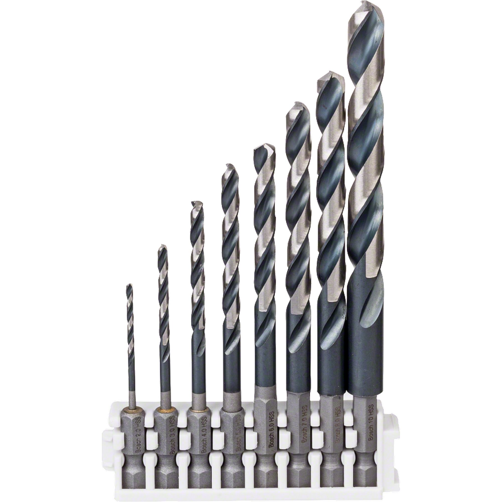 HSS Spiralbohrer-Set, 8-teilig