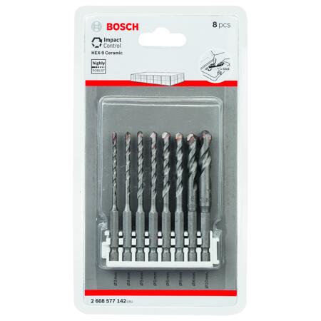 2. Bild von Fliesenbohrer-Set 'ImpactControl' Hex-9 Multi Ceramic, 8-teilig
